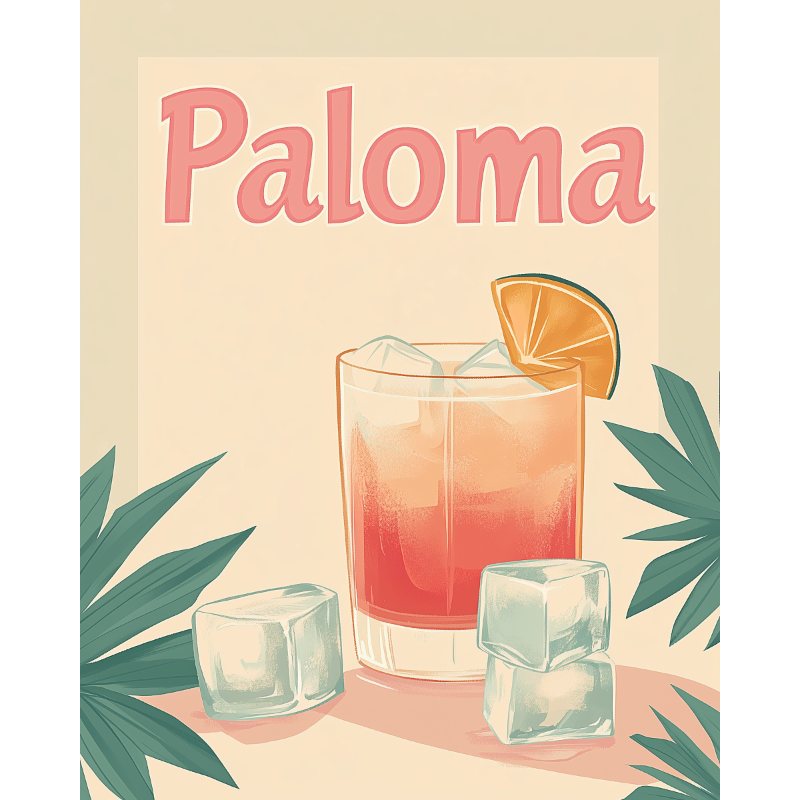 Schilder Op Nummers - Paloma Cocktail