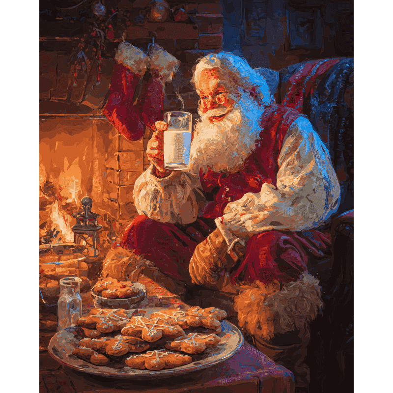 Pauze van de Kerstman