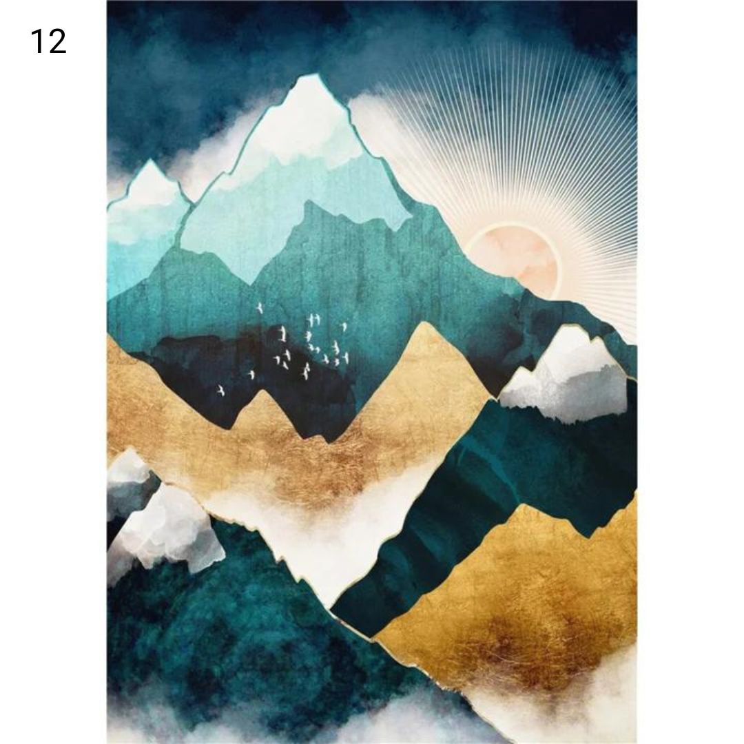 Minimalistische landschappen | 12 soorten