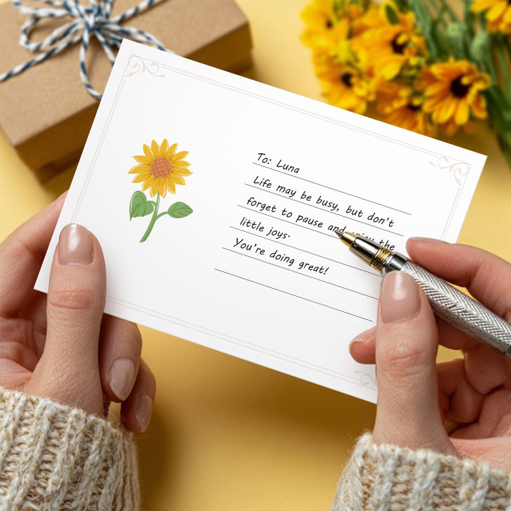 5 Schilderen op Nummer Ansichtkaarten - Bloemen set