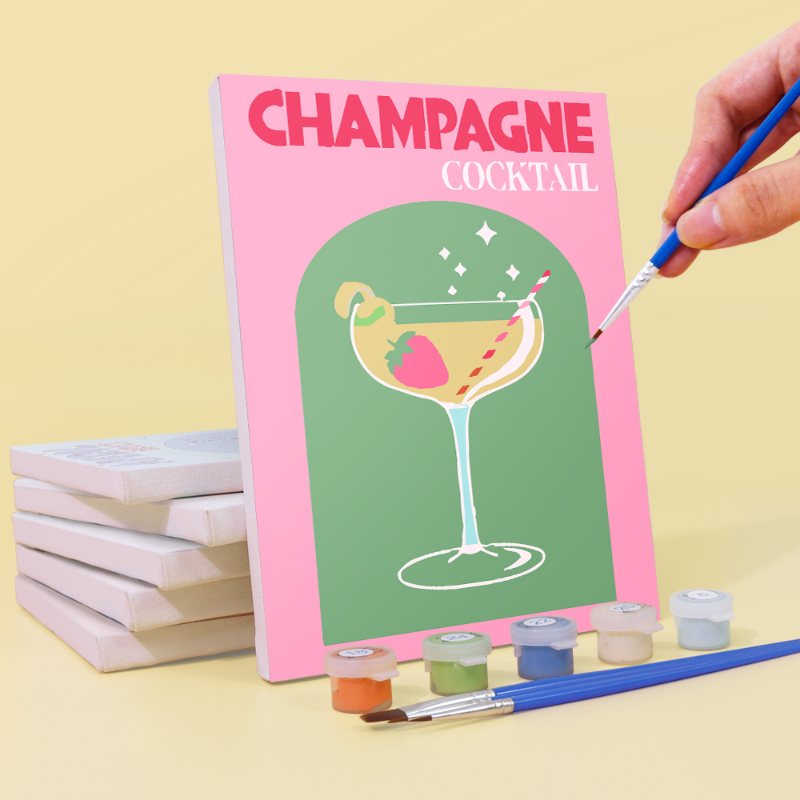 12 Mini Paintings | Kleurrijke Cocktail Bundel