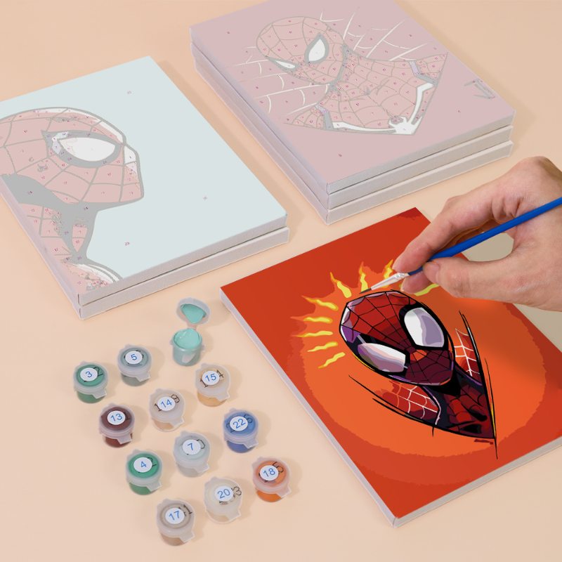 6 Mini Paintings | Superheld set