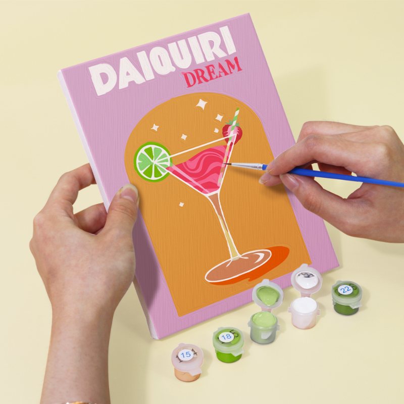 6 Mini Paintings | Sip & Paint Cocktail set