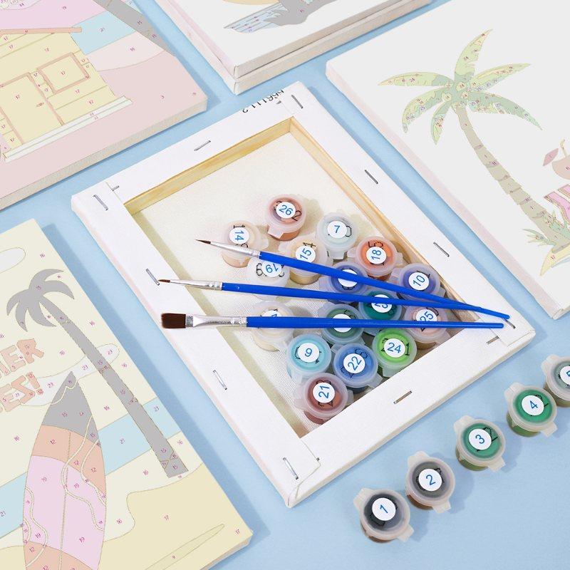 6 Mini Paintings | Gekke Kat Set