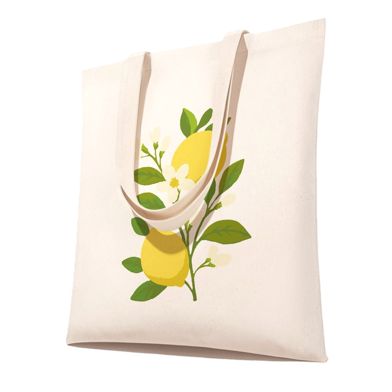 Schilder Op Nummers - Schilderen op Nummer Totebag - Citroenplant