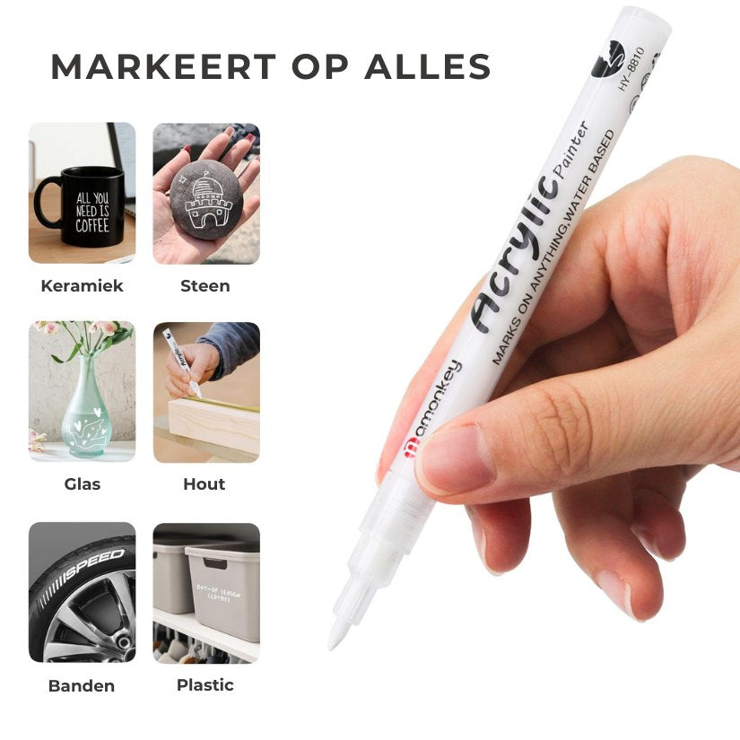 Nummer Dekker - Acrylmarker voor Schilderen op Nummer
