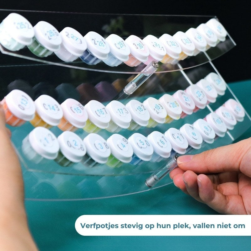 Verf & Penselenhouder voor Schilderen op Nummer