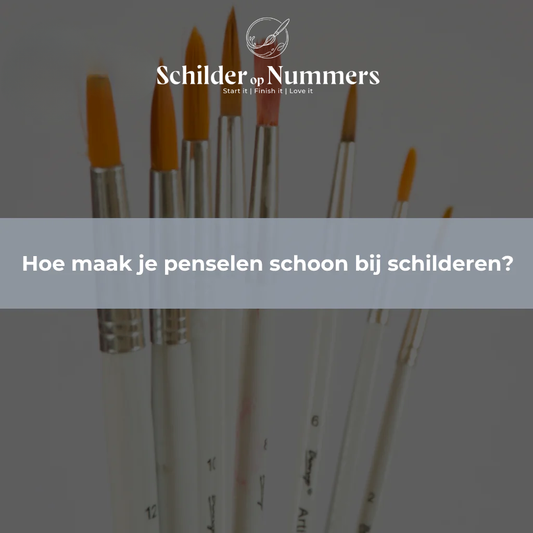 Hoe maak je penselen schoon bij schilderen?
