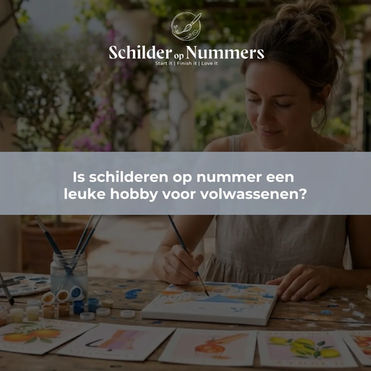 Is schilderen op nummer een leuke hobby voor volwassenen?