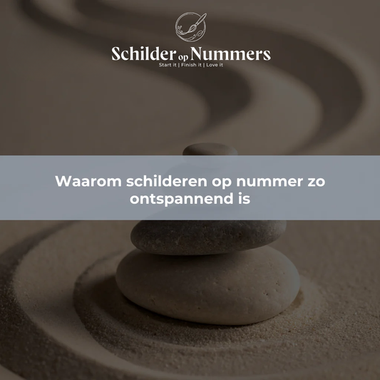 Waarom schilderen op nummer zo ontspannend is