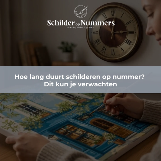 Hoe lang duurt schilderen op nummer? Dit kun je verwachten