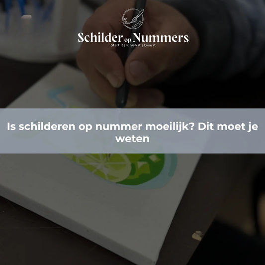 Is schilderen op nummer moeilijk? Dit moet je weten