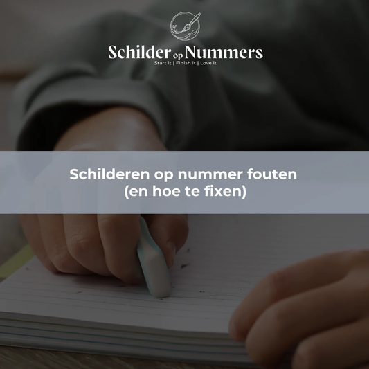 Schilderen op nummer fouten (en hoe te fixen)