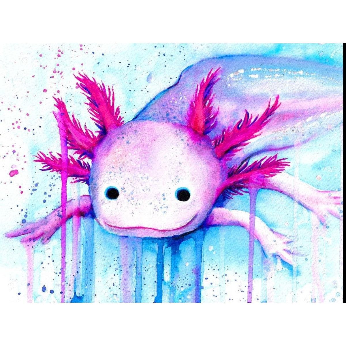 Schilder Op Nummers - Axolotl - By Tiny Tami