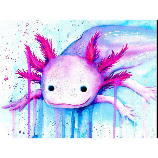 Schilder Op Nummers - Axolotl - By Tiny Tami