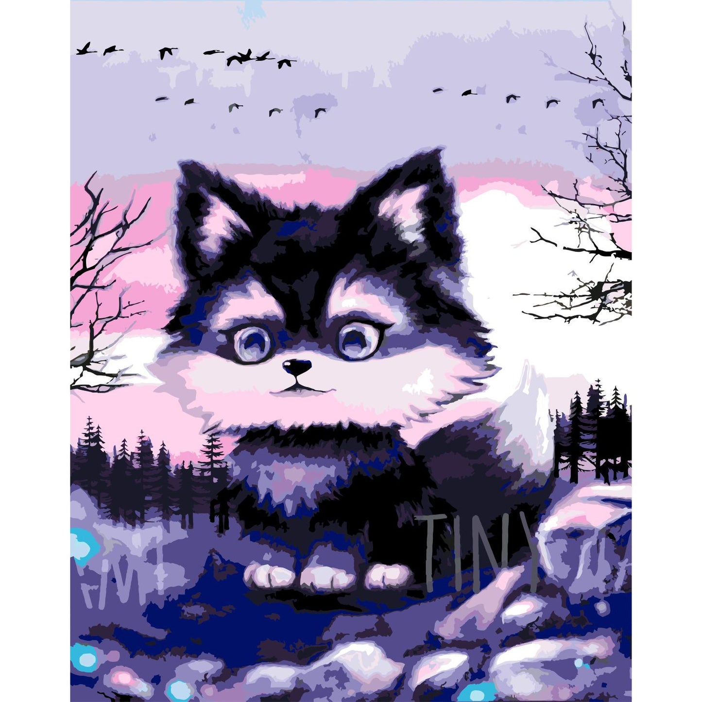 Schilder Op Nummers - Wilbur Wolf - By Tiny Tami