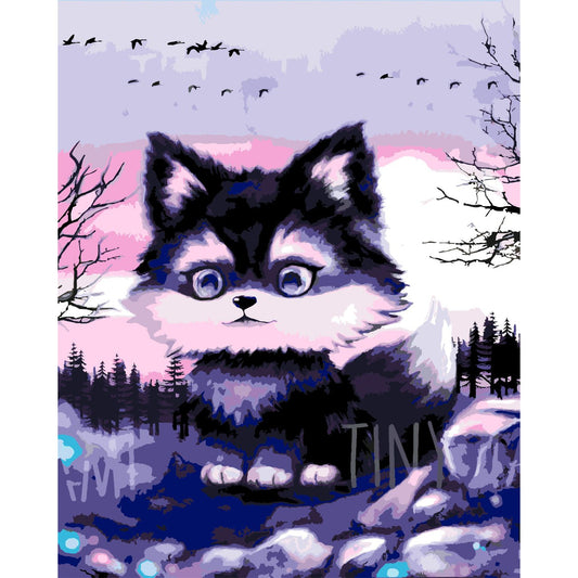 Schilder Op Nummers - Wilbur Wolf - By Tiny Tami