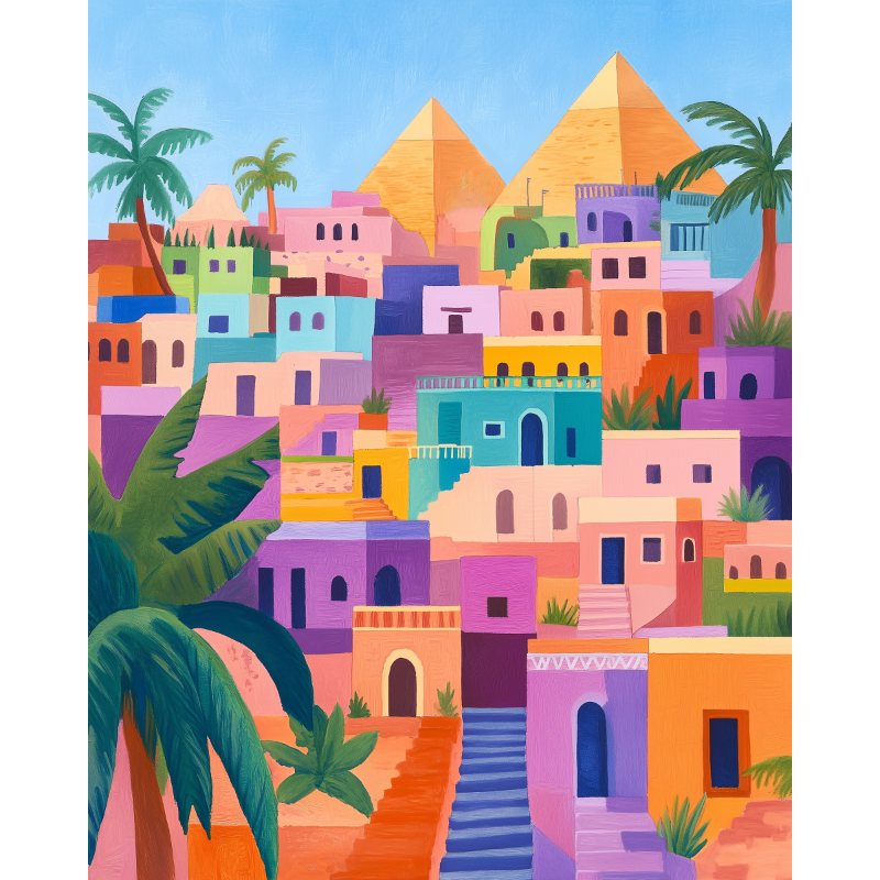 Kleurrijk Egypte