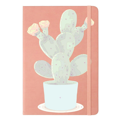 Schilder op Nummer Notitieboek - Cactus | 2 Kleuren