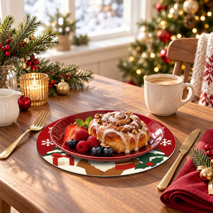 Schilder op Nummer Placemats – Klassieke Kerst Set