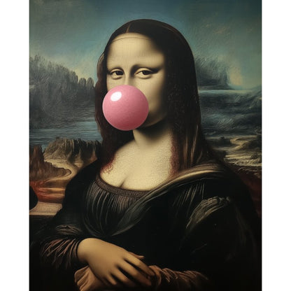 Schilder Op Nummers - Mona Lisa kauwgom