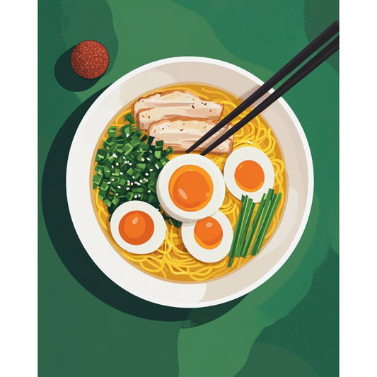 Schilder Op Nummers - Ramen Noedels