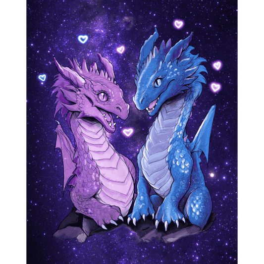 Schilder Op Nummers - Dragonlove - By Tiny Tami