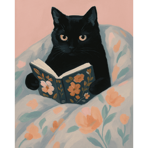 Lezende kat