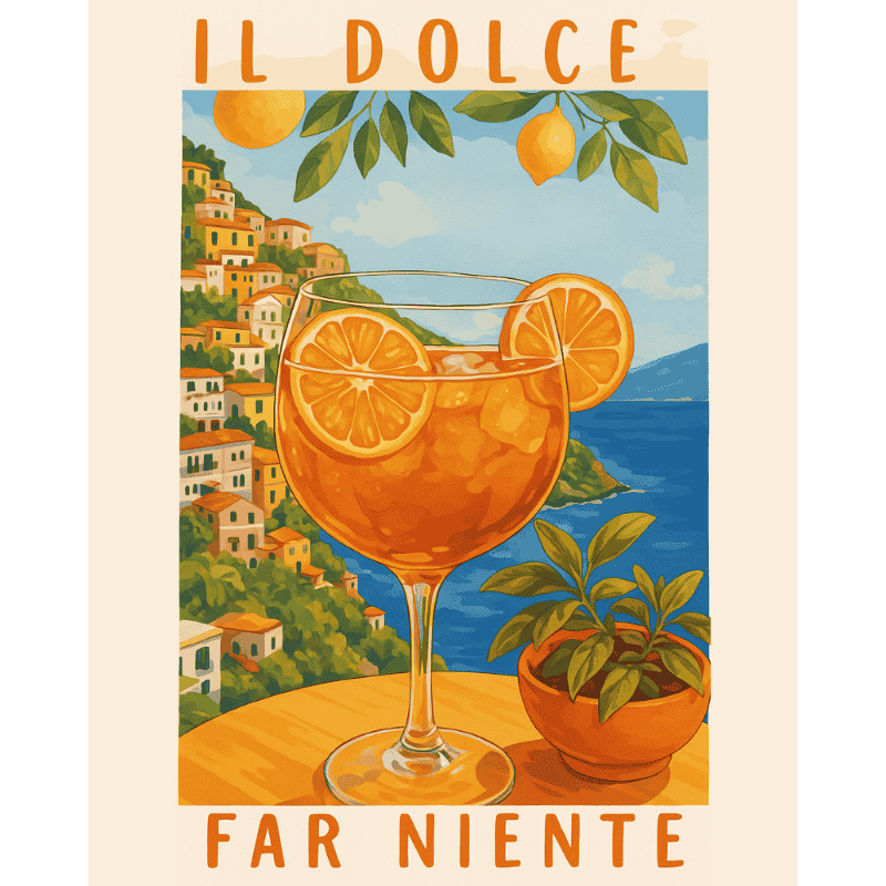 Schilder Op Nummers - Aperol in Italië
