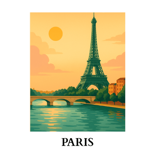 Schilder Op Nummers - Reisposter - Paris