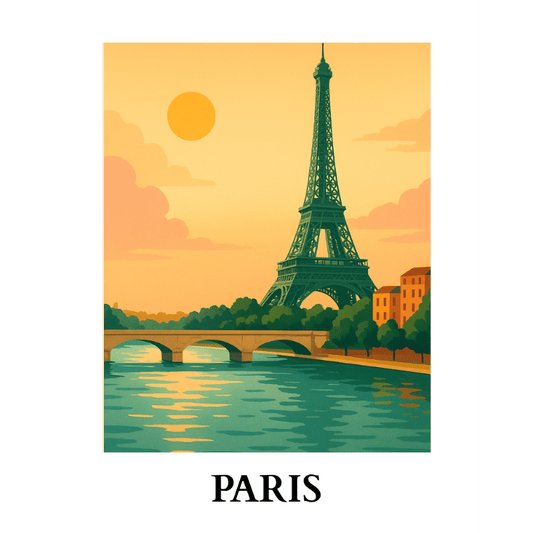 Schilder Op Nummers - Reisposter - Paris
