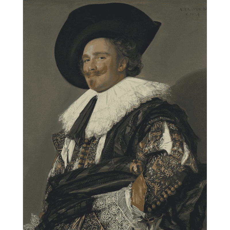 De lachende cavalier - Frans Hals