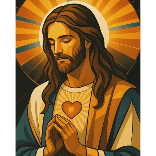 Biddende Jezus