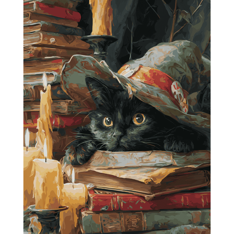 Spreukenbewaarder- Schilderen op nummers