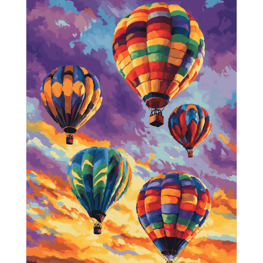 Kleurrijke luchtballonnen