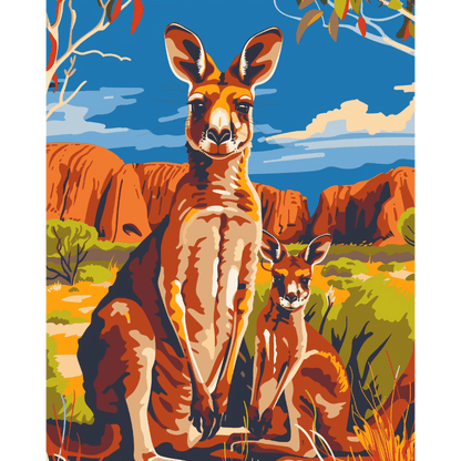 Australische kangoeroes