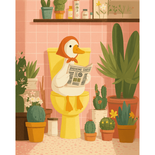 De Witte Gans op het Toilet