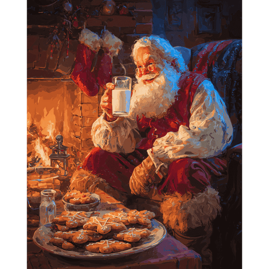 Pauze van de Kerstman