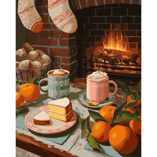 Mandarijnenaroma- Schilderen op nummers