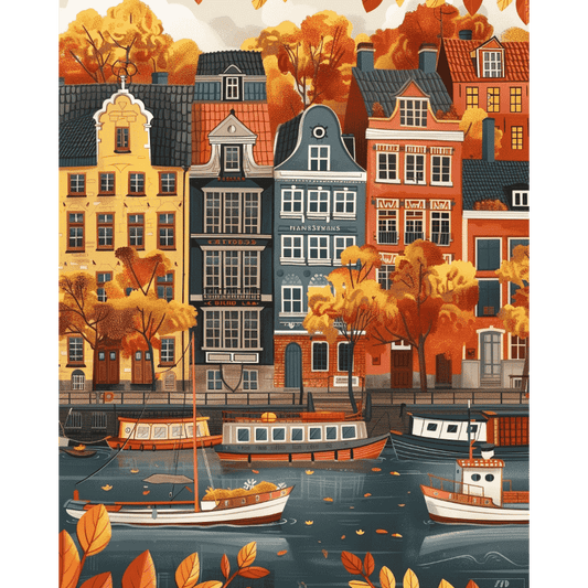 Noords najaar- Schilderen op nummers