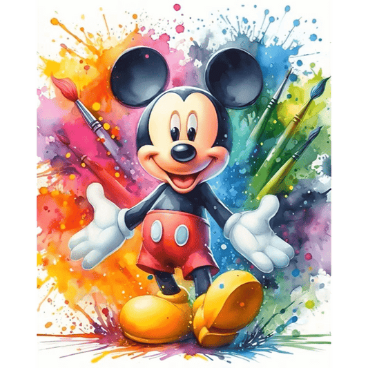 Mickey Kleuren­spetter- Schilderen op nummers