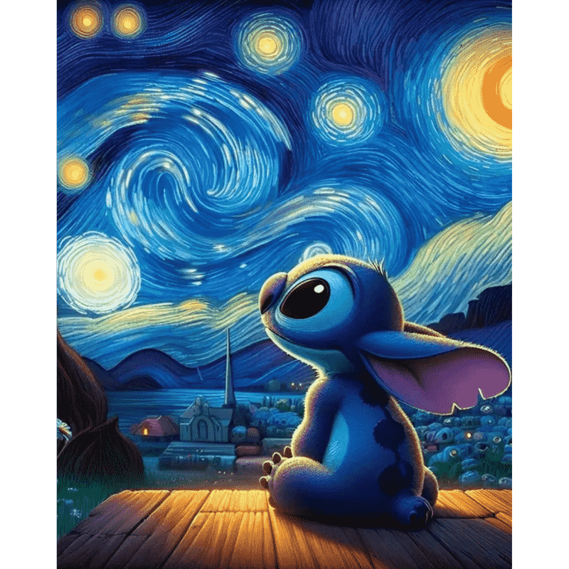 Van Goghs bezoeker- Schilderen op nummers