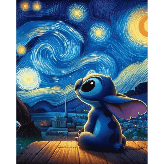 Van Goghs bezoeker- Schilderen op nummers