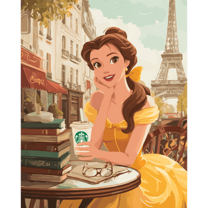 Prinses in Parijs- Schilderen op nummers