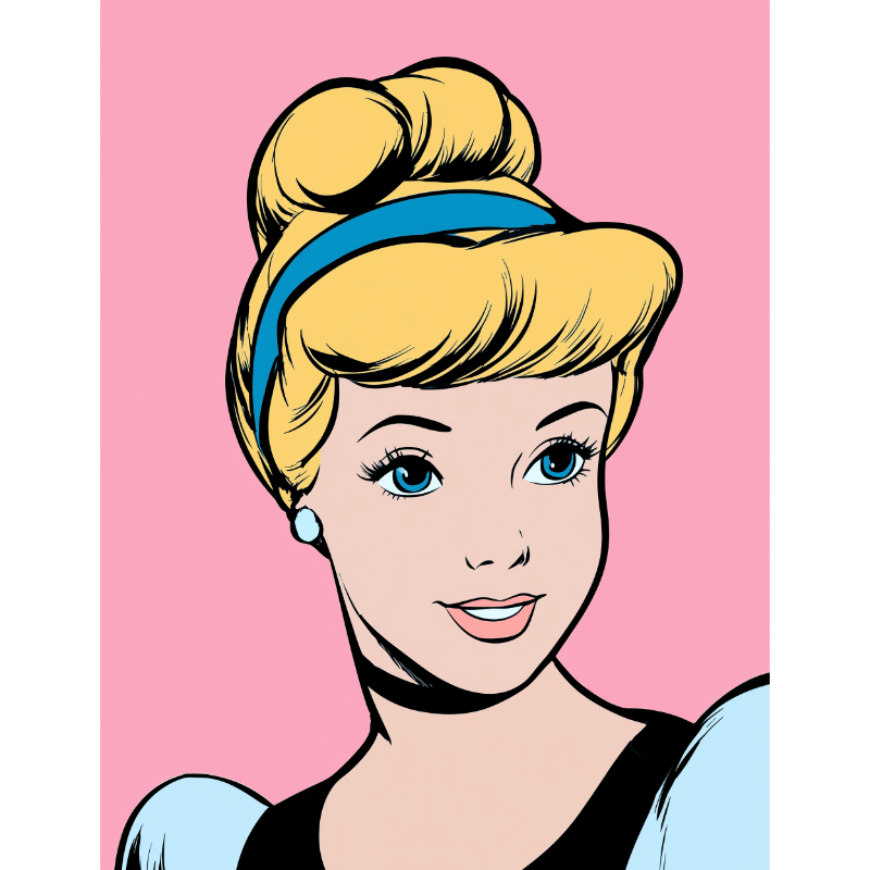 Popartprinses- Schilderen op nummers