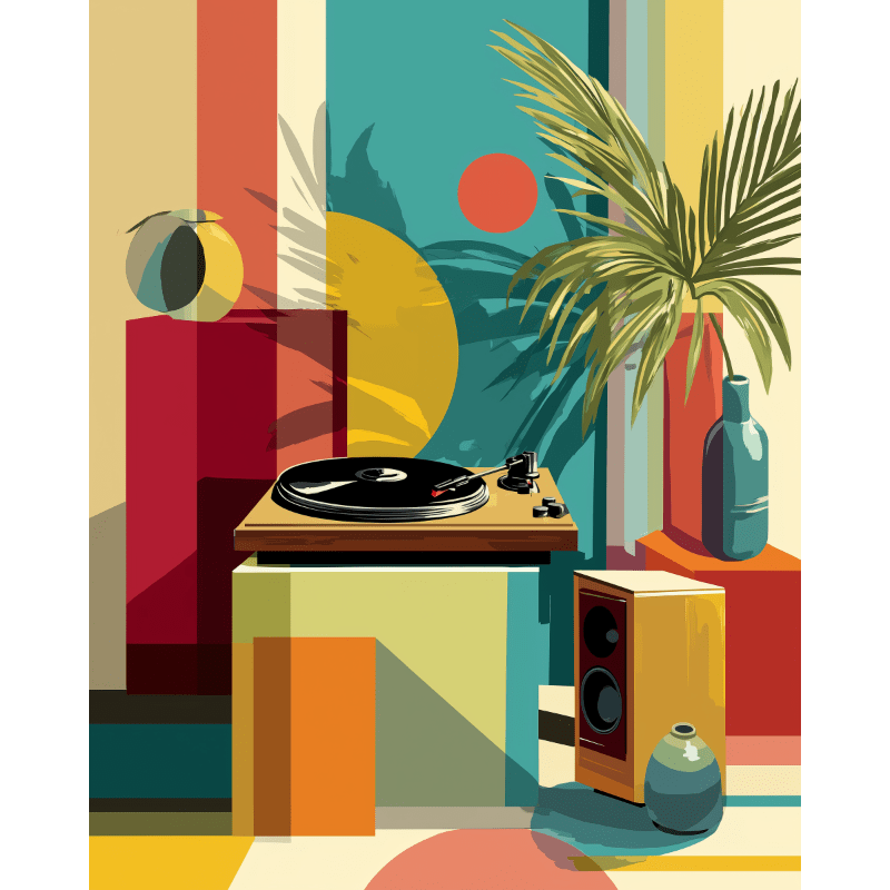 Audiohoek- Schilderen op nummers