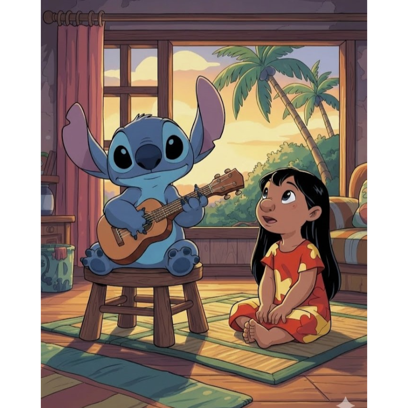 Een vriendschapslied- Schilderen op nummers