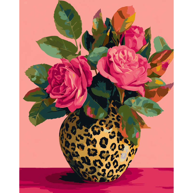 Wilde rozen- Schilderen op nummers