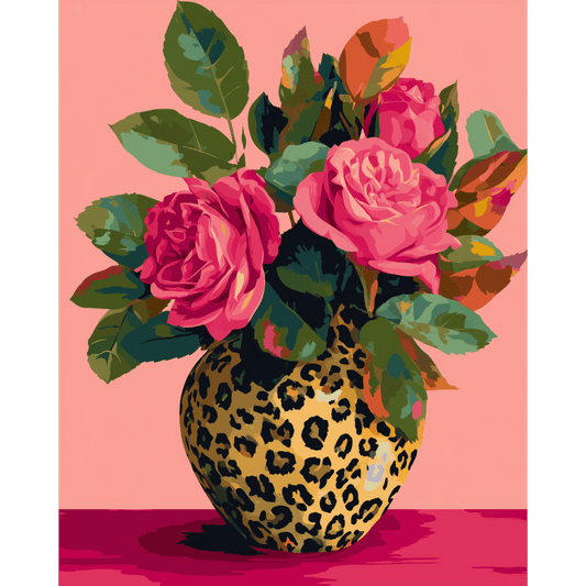 Wilde rozen- Schilderen op nummers