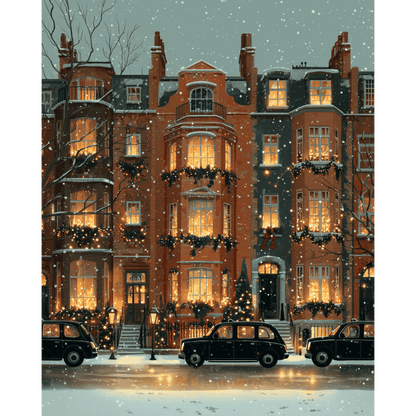 Lichtjes van Londen- Schilderen op nummers